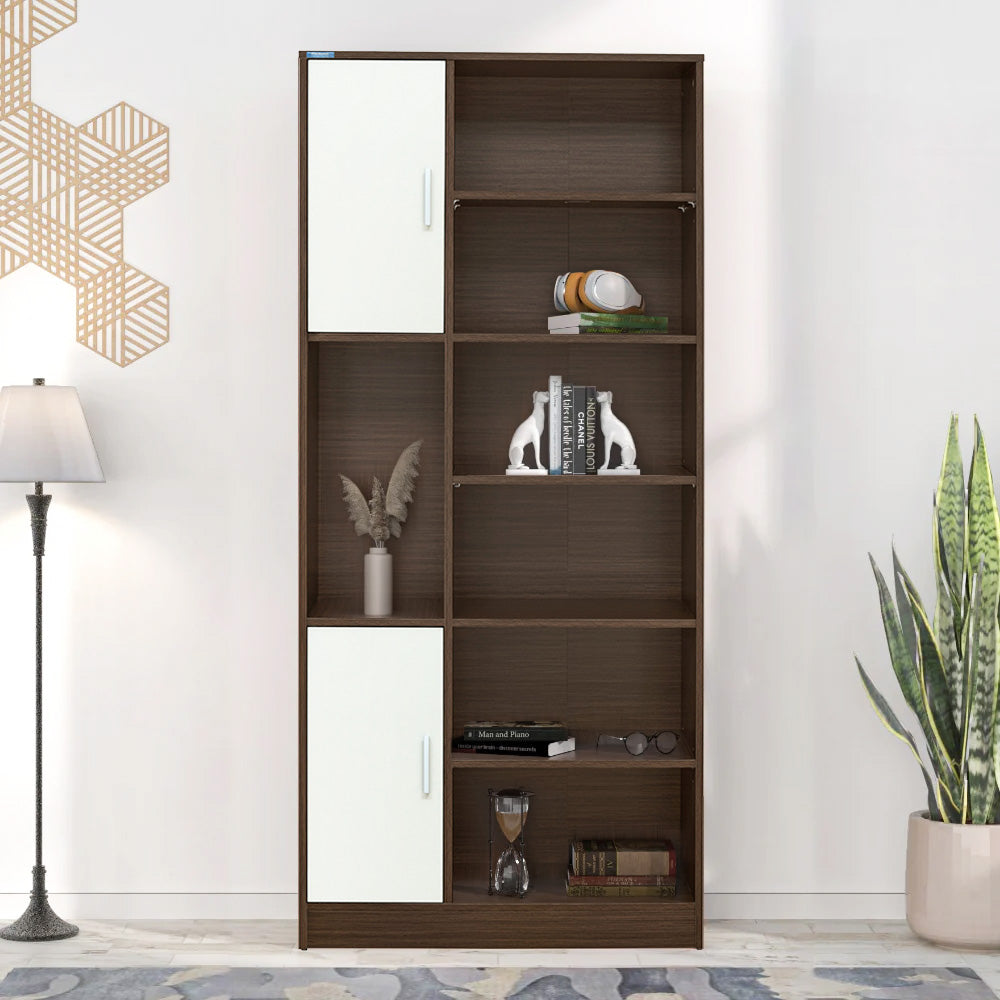 Madden Bookshelf (Legno Oak/Frosty White) furniture reference
