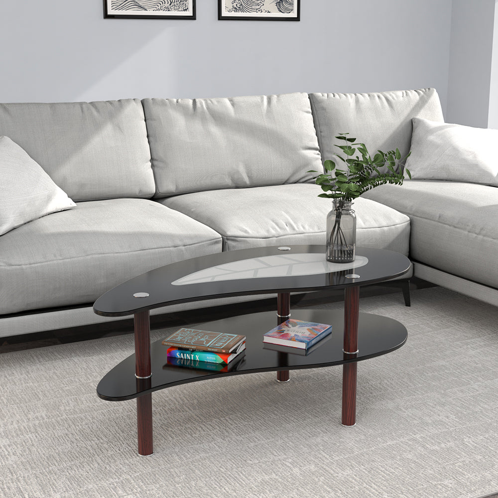 Stuart Center Table (Black / Walnut) furniture reference