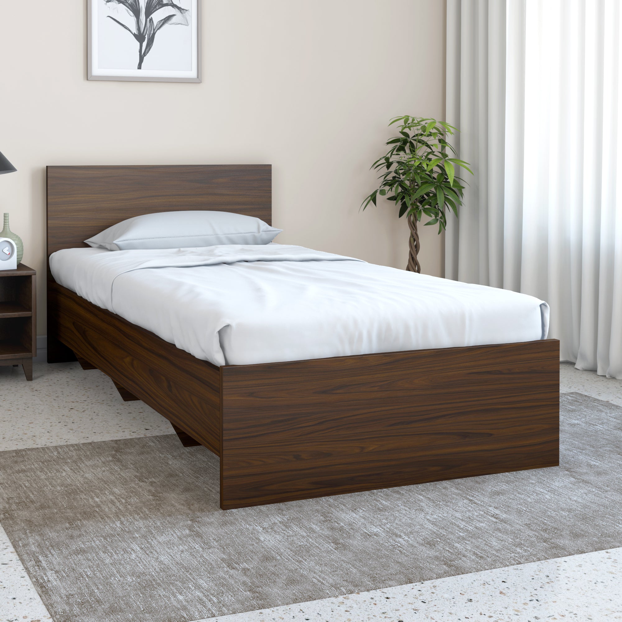 Arthur Single Bed (Walnut) furniture reference