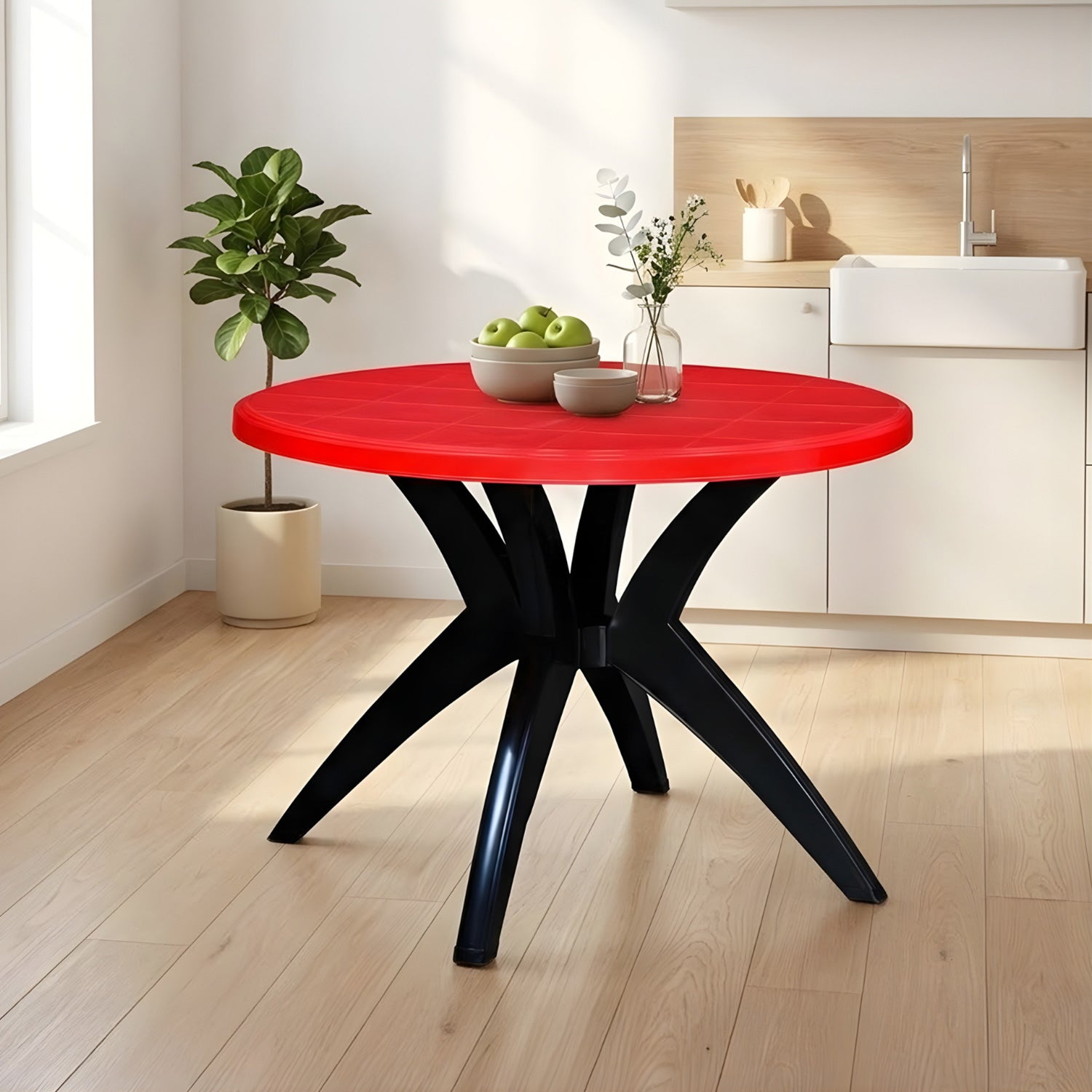 Meridian Kross Leg Dining Table furniture reference