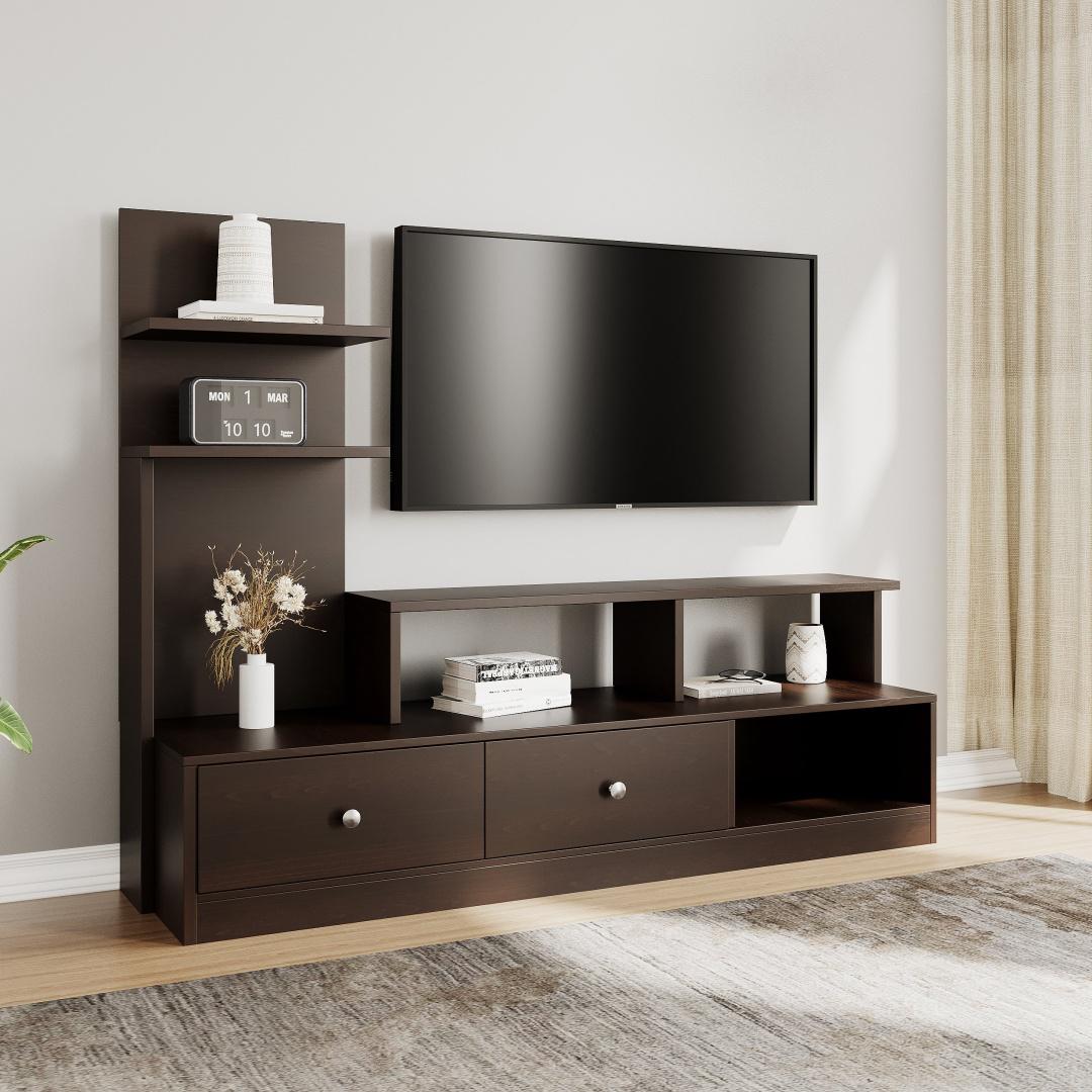 Aroy Low Height Wall Unit (Wenge) furniture reference
