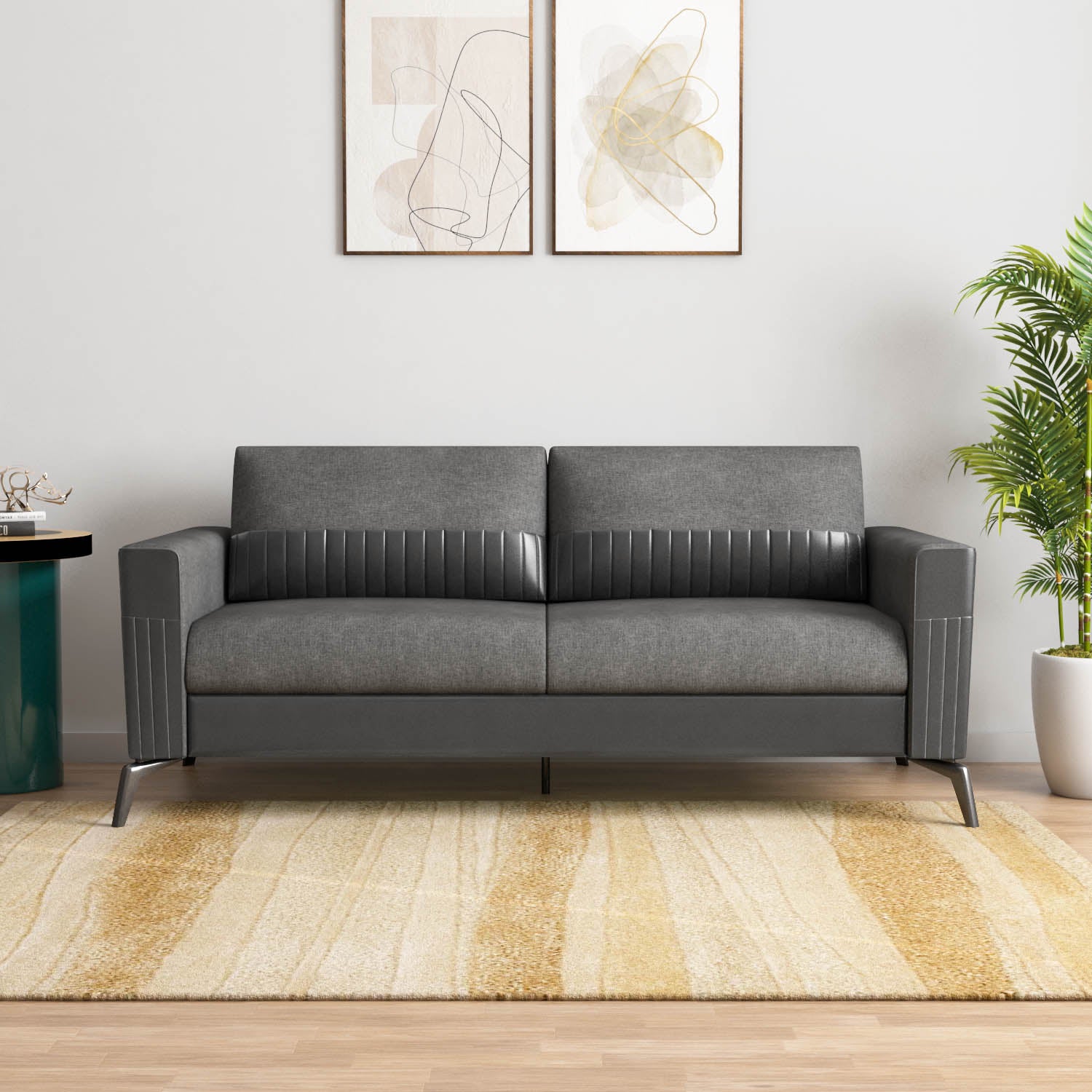 Berlin 3 Seater Sofa (Grey) furniture reference