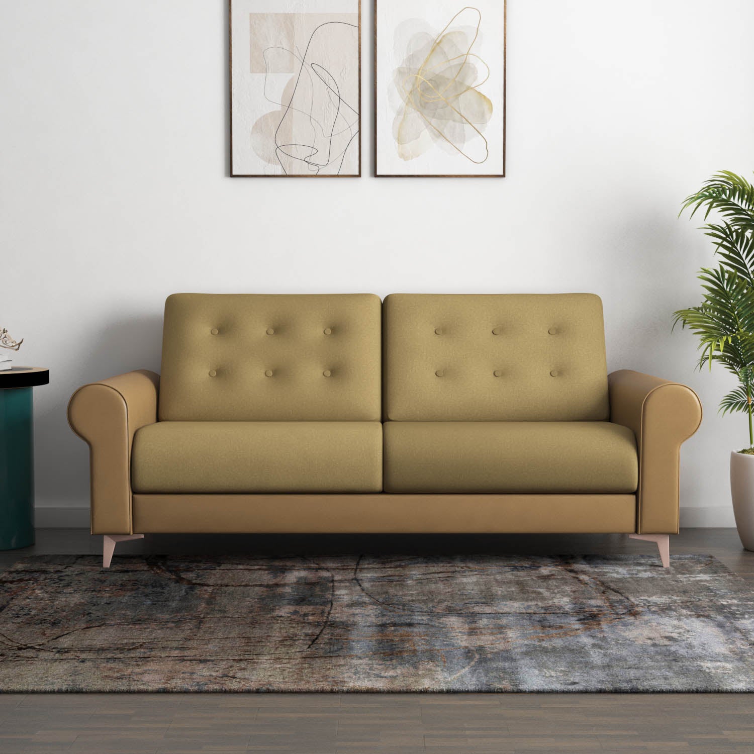 Rippon 3 Seater Sofa (Brown) furniture reference