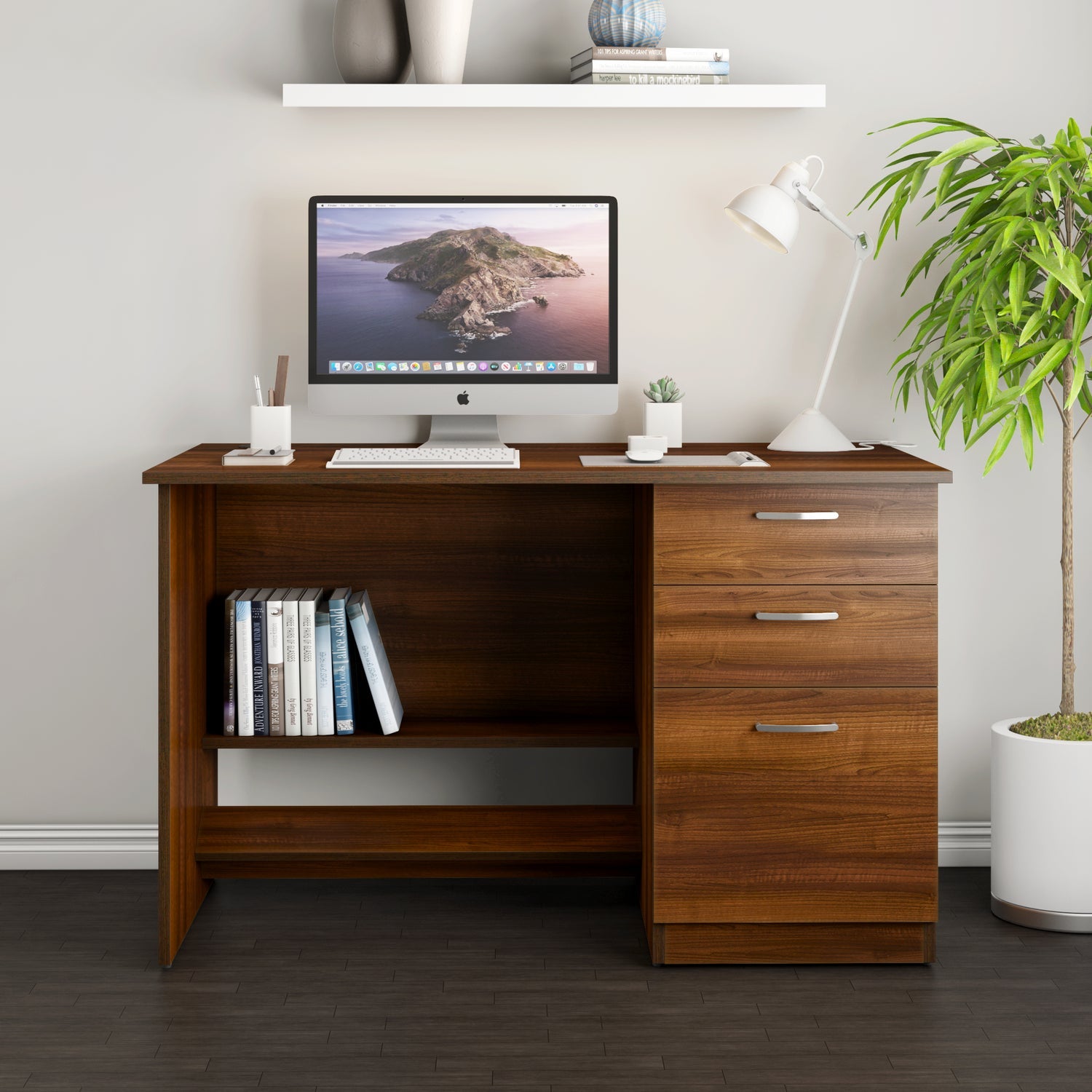 Scholar Study Desk (Brown) furniture reference